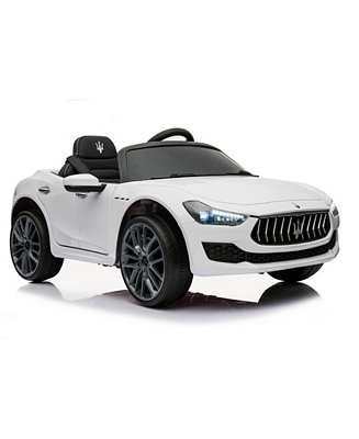 niets pantoffel Te voet Best Ride on Cars Maserati Ghibli 12V Ride On Car & Reviews - All Toys -  Macy's