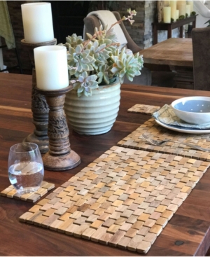 Hip-o Modern Living Teak Placemats Set Of 2