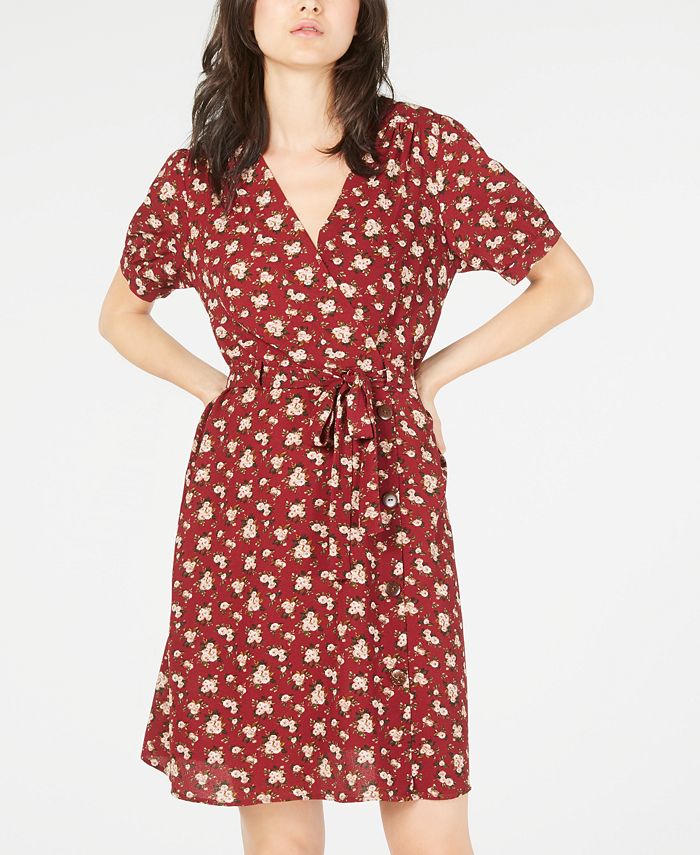 Monteau shop wrap dress