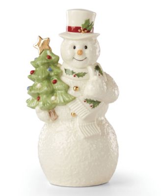 Lenox - Snowman with Tree Figurine