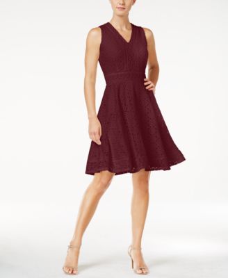 macy's fit and flare dresses