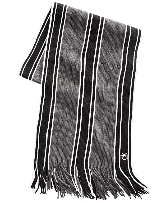 Calvin Klein Men's Striped Scarf Macy's