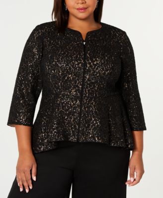 Dressy evening best sale jackets plus size