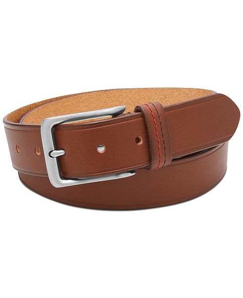 Fossil Men S Sol Leather Belt Reviews All Accessories Men Macy S