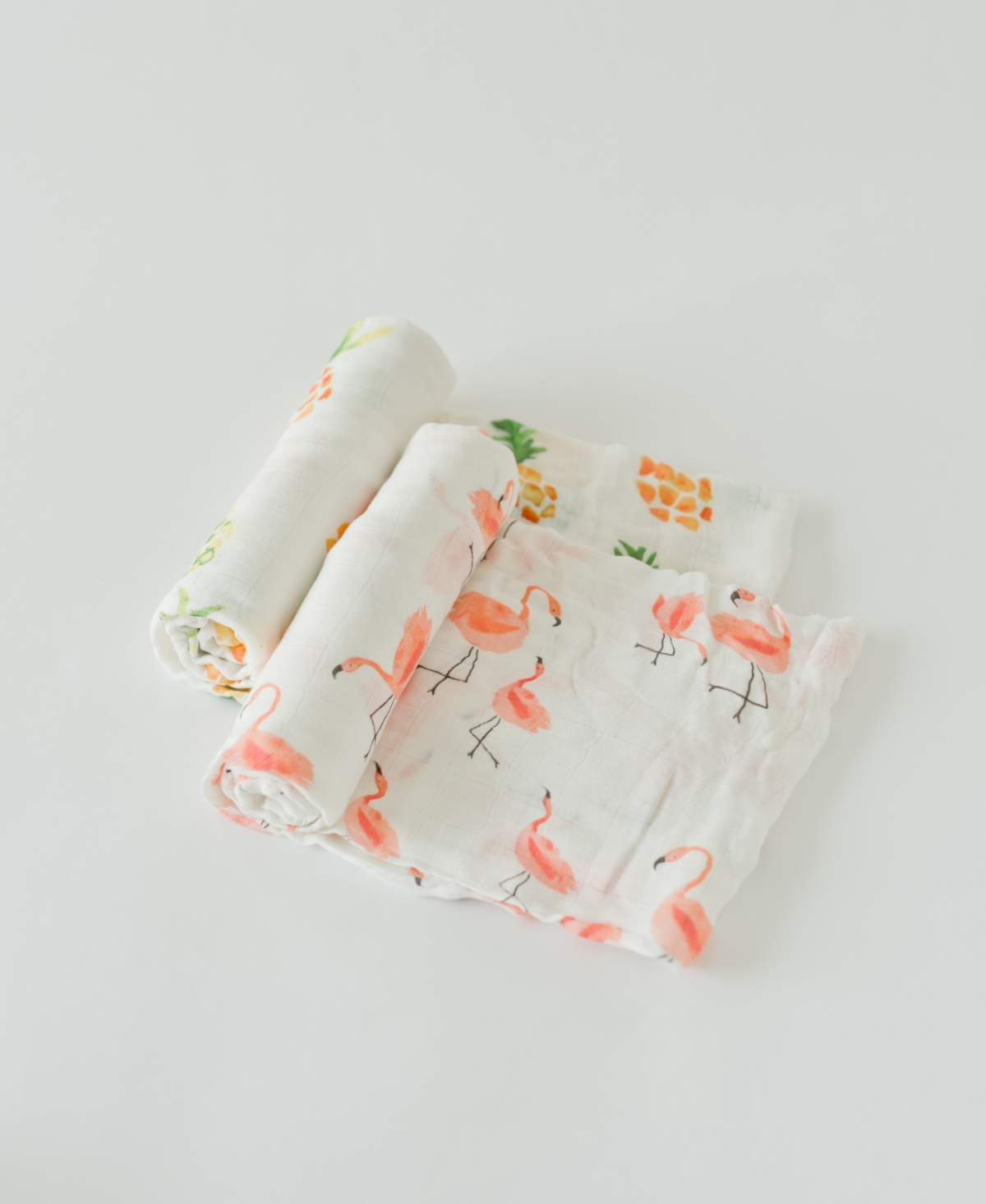Little Unicorn Pink Ladies Deluxe Muslin Set - Pineapple and Pink Ladies Prints