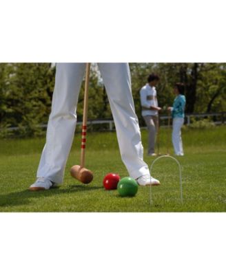 Classic Bocce Solid Beechwood Outdoor Game Set
