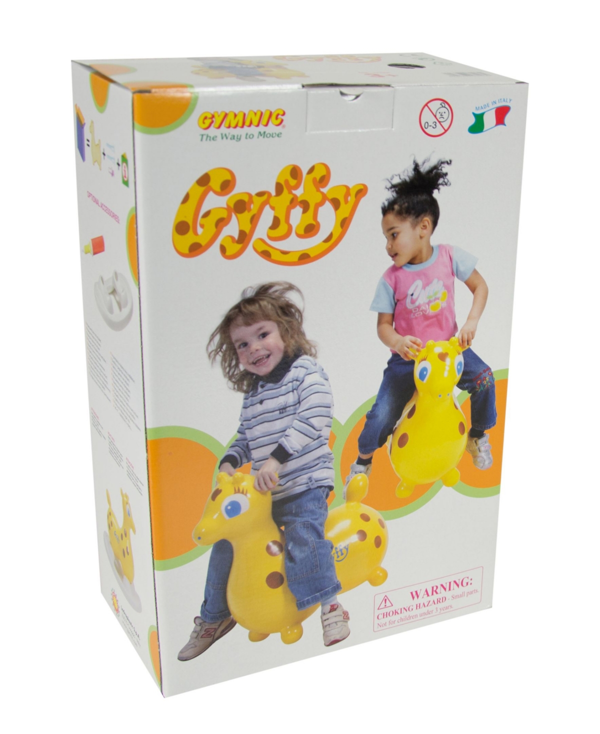 Gymnic Gyffy The Giraffe Inflatable Bounce Ride In Yellow