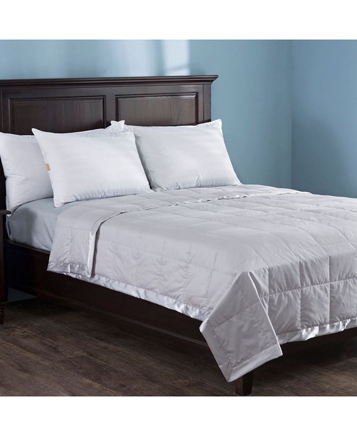 Puredown Lightweight Down Blanket with Satin Weave King Macy's