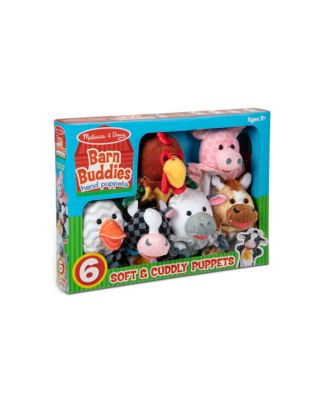 6-Piece Barn Buddies Hand Puppets