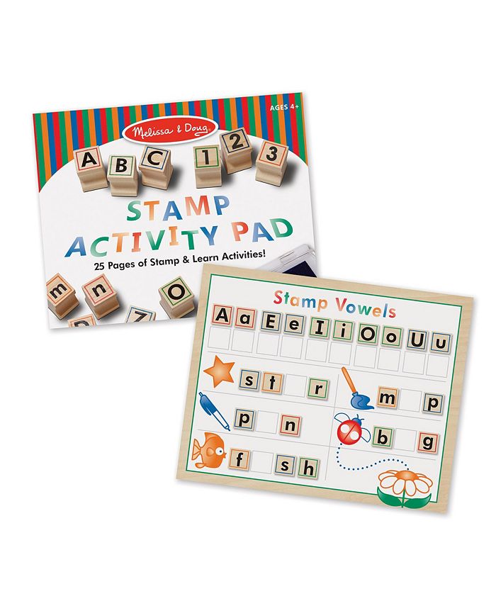 Melissa & Doug® Wooden ABC Activity Stamp Set, 1 ct - Smith's Food and Drug