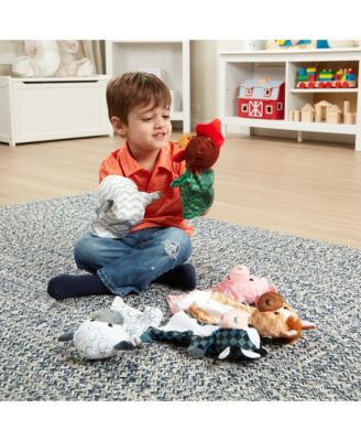 6-Piece Barn Buddies Hand Puppets