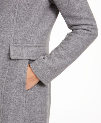 calvin klein stand collar coat