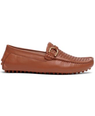 Men's Malone Interweave Leather Slip-On Driving Loafers