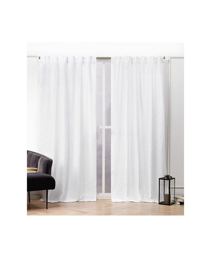 Nicole Miller Trellis Matelasse, How To Soften Stiff Curtains