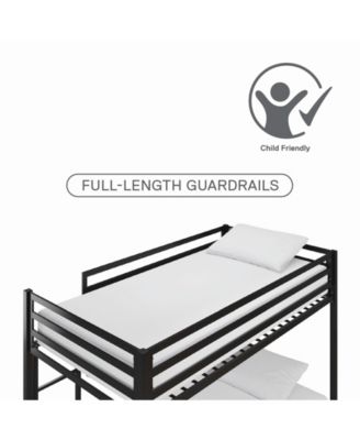 EveryRoom Mason Metal Twin Bunk Bed