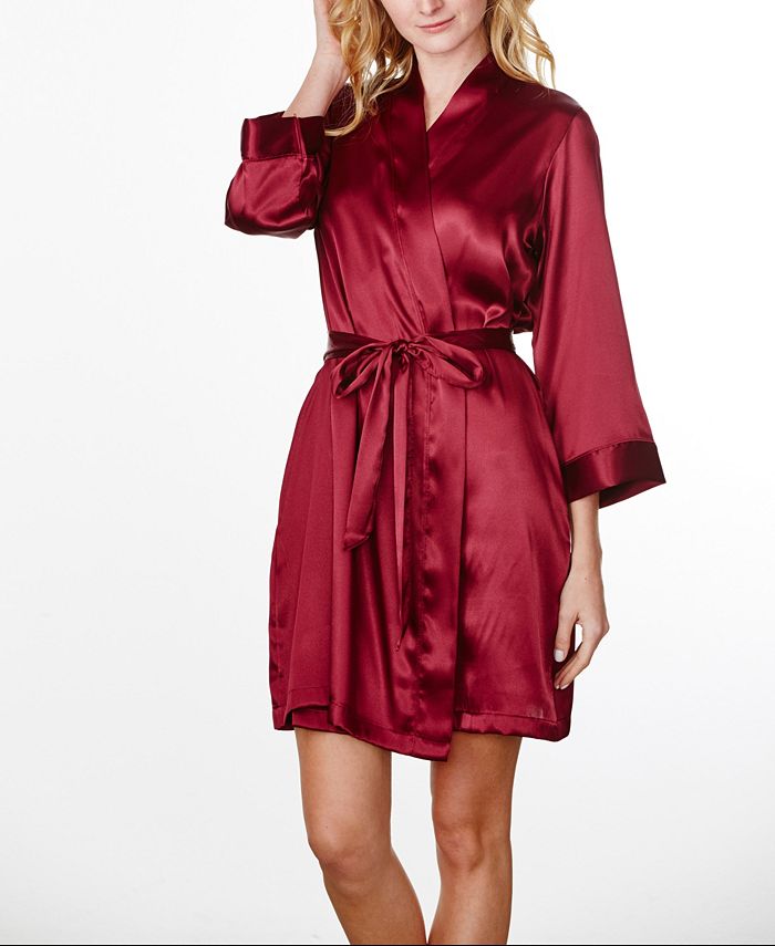 Wedding Prep Gals Plus Size Embroidered 'Bridesmaid' Robe, Online Only