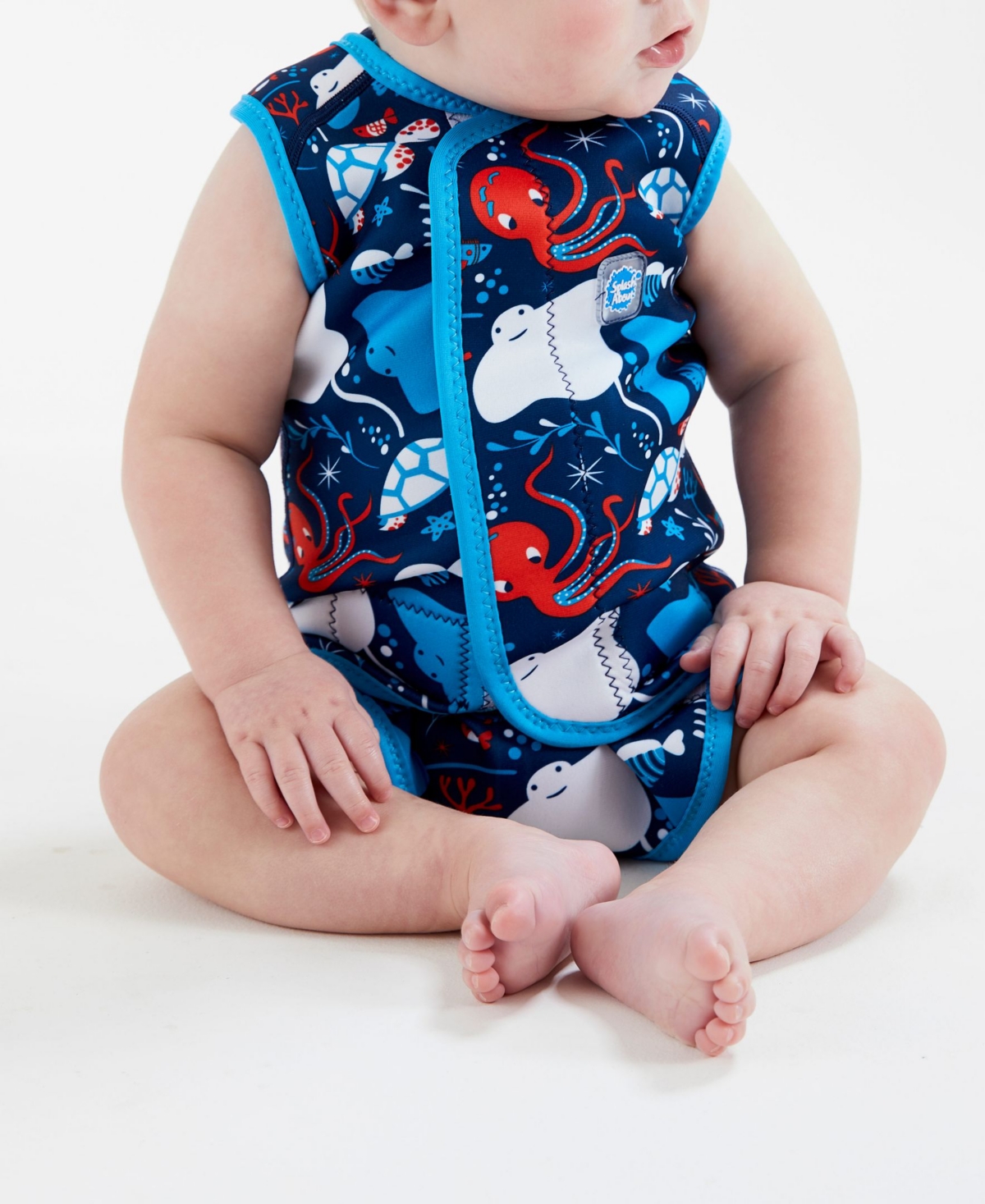 Splash About Toddler Boy's Wrap Wetsuit In Blue