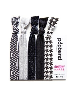 PopBand Haarbänder 5er-Pack „Beere“ – Weiche, Dehnbare Haargummis Ohne Knickspuren