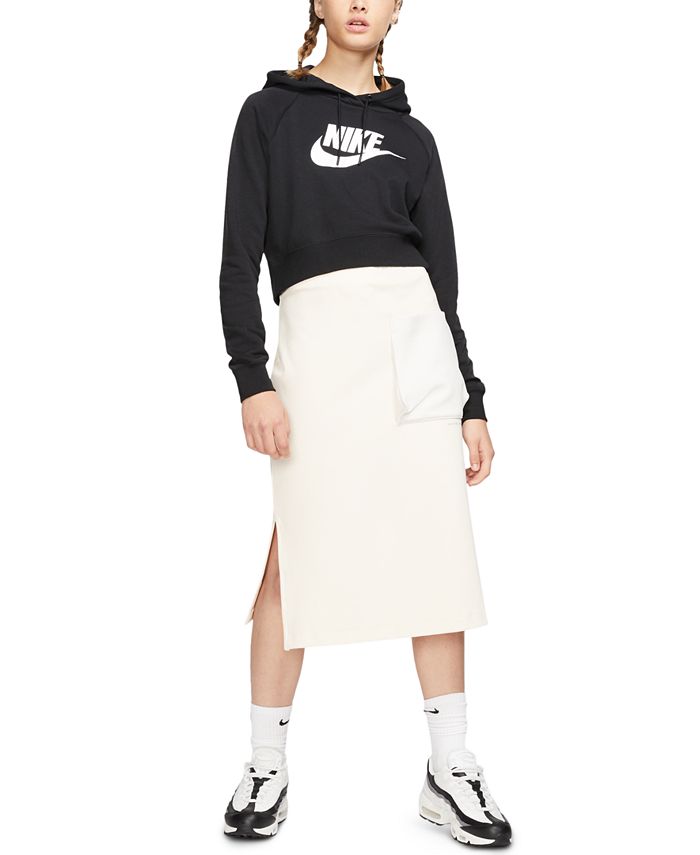 women's sportswear essential cropped hoodie