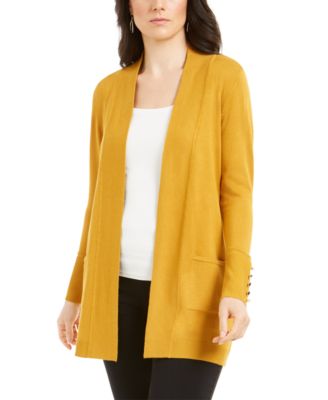 JM Collection - Petite Open-Front Cardigan