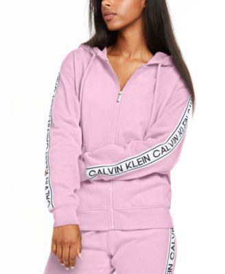 Calvin Klein Logo Zip Hoodie on Sale, UP TO 62% OFF | www 
