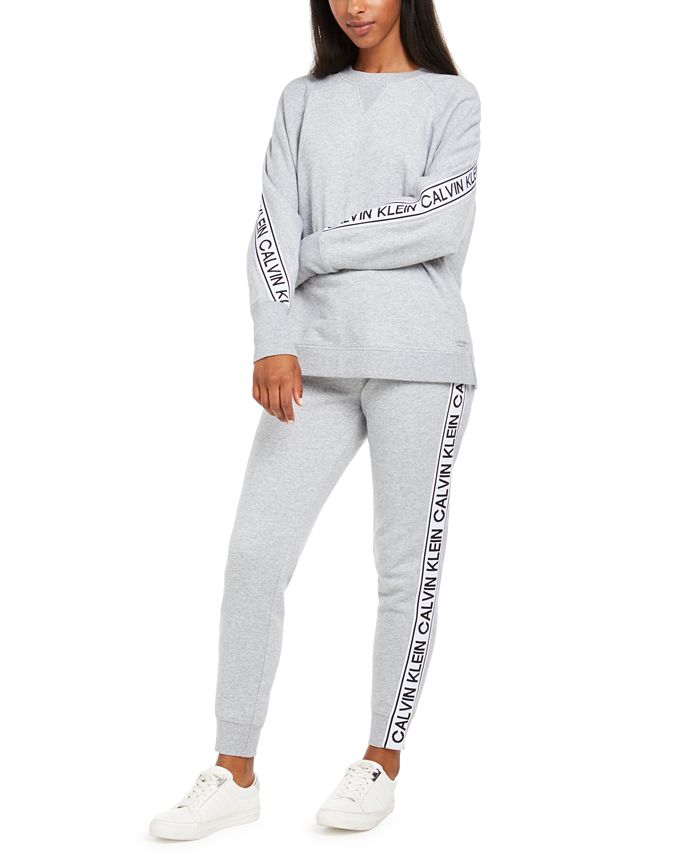 Calvin Klein Vintage-Logo Sweatshirt & Joggers & Reviews - Women's Brands -  Women - Macy's
