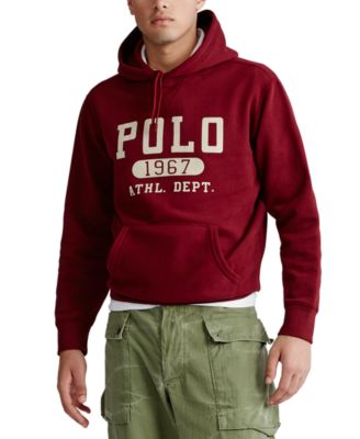 men's polo pullover hoodie