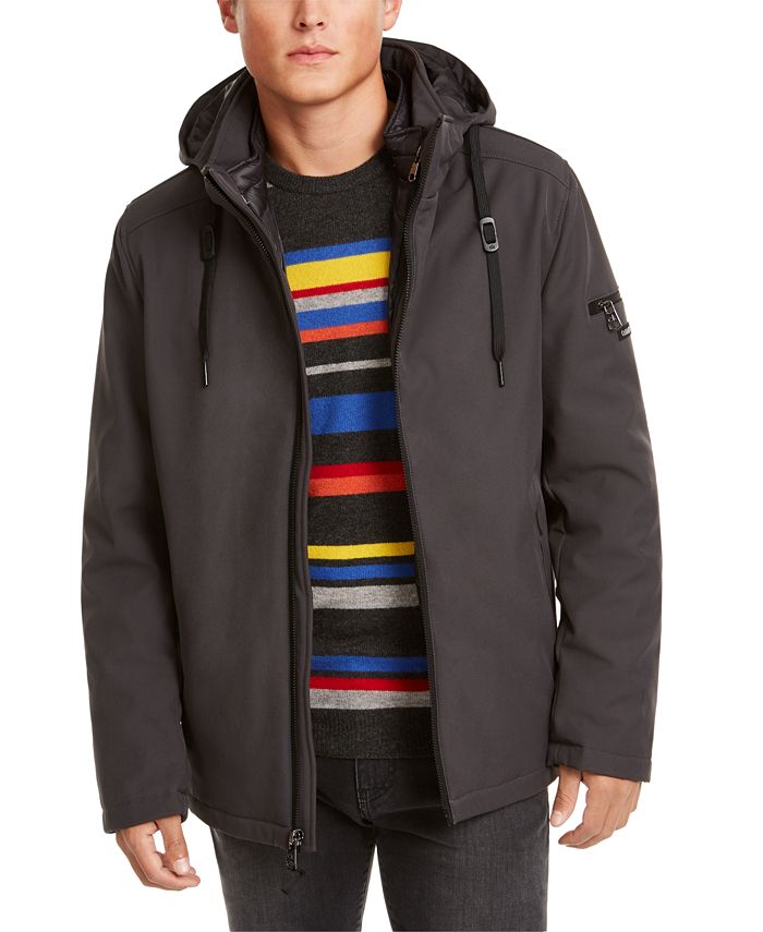 Calvin Klein Men's Soft Shell 3-in-1 Systems Jacket & Reviews - Coats &  Jackets - Men - Macy's
