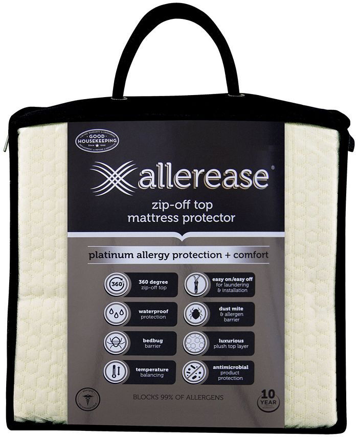 AllerEase CLOSEOUT! Platinum ZipOff Top Allergy King Mattress