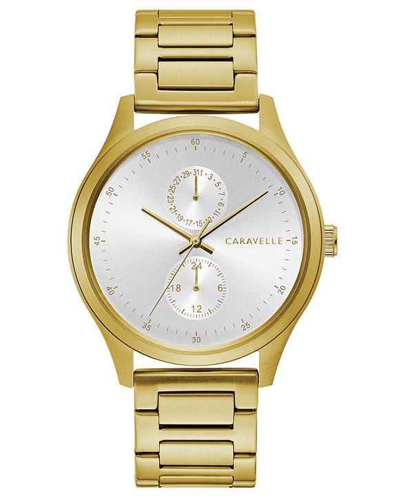 caravelle gold watch