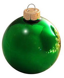 2" Glass Christmas Ornaments - Box of 28