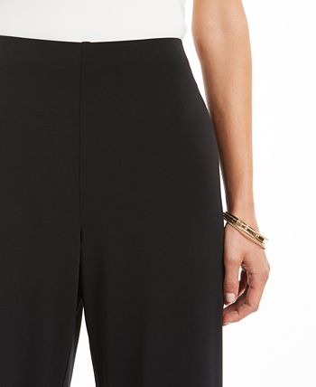Alfani Women's Wide-Leg Pull-On Knit Pants, Created for Macy's