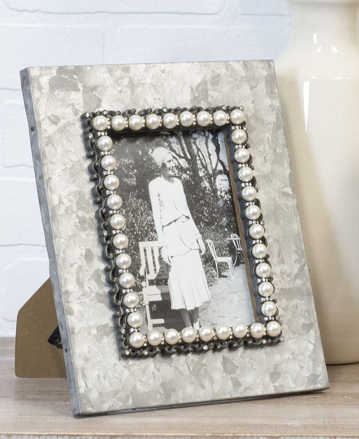 VIP Home & Garden 5" x 7" Wood and Metal Frame & Reviews Picture