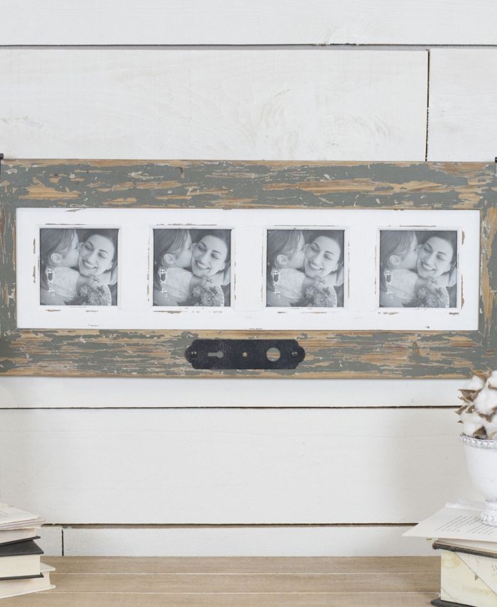 VIP Home & Garden Antique Wood Quad Picture Frame Macy's