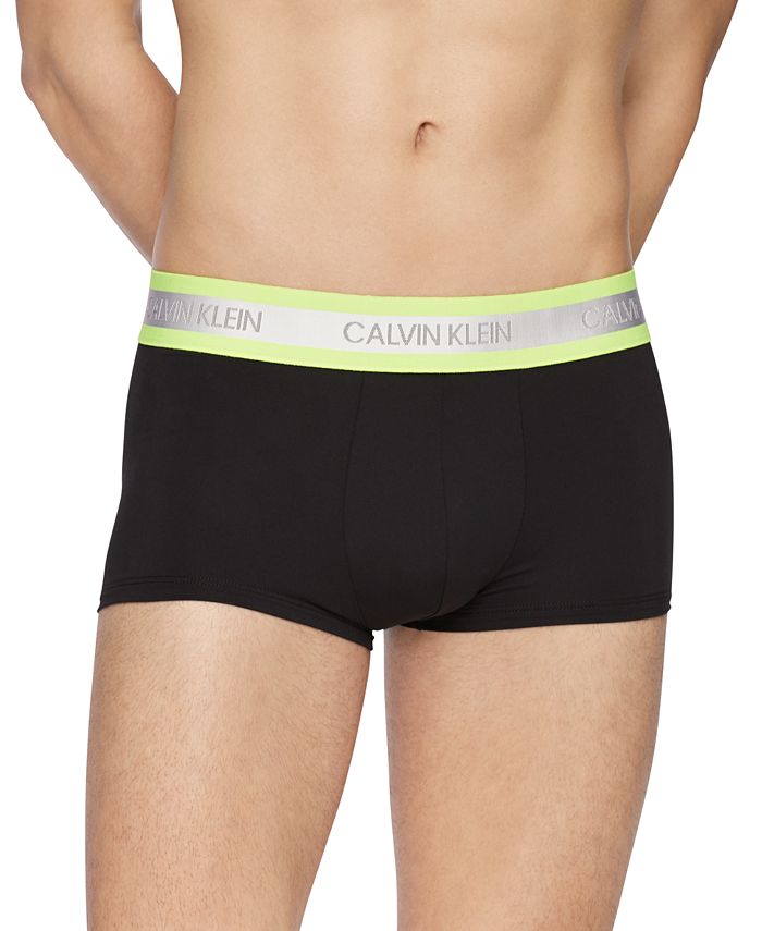 Calvin Klein Men's Neon Low-Rise Trunks - Macy's