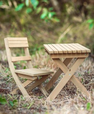 The Queen's Treasures - JGTC,  18" Doll Dr. Jane Goodall Gombe Rainforest Camp Table and Chair Set