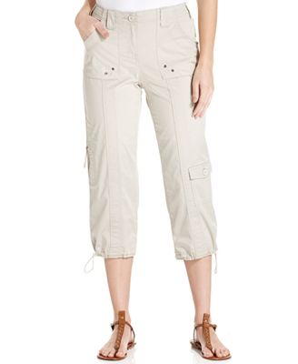 Style & Co Cargo Capri Pants, Created for Macy's - Pants - Women ...