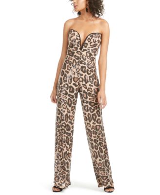 Ladies Plain Aztec Tie Dye Animal Leopard Print All In One Jumpsuit Size S M L 8