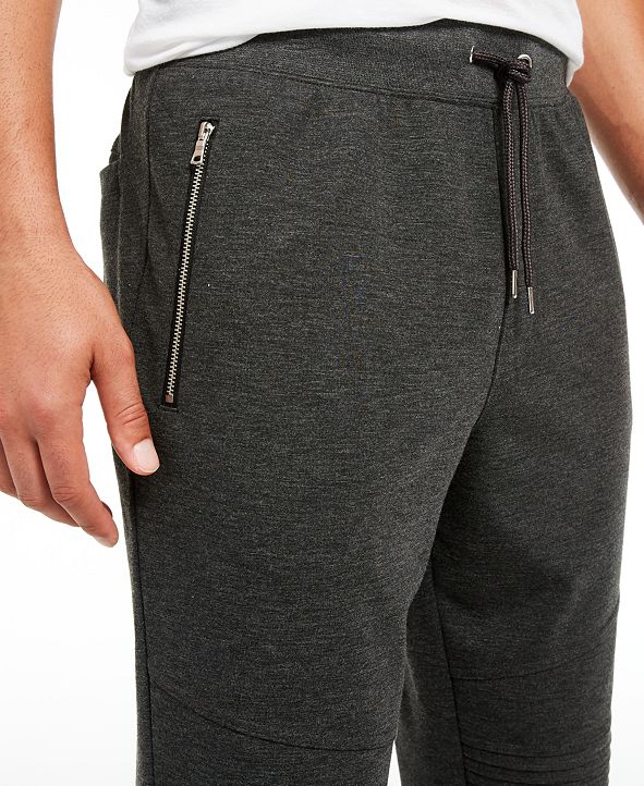 george men's canvas moto jogger pants
