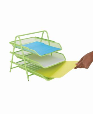 Mind Reader 3 Tier Paper Tray Desk Organizer - Macy's