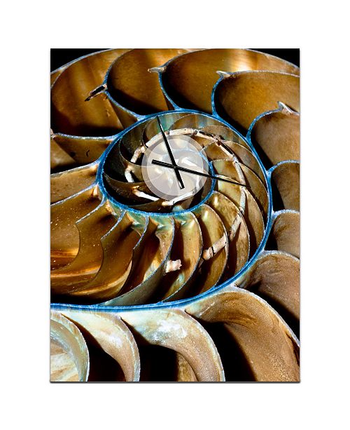 Design Art Designart Oversized Abstract Metal Wall Clock Reviews Home Macy S