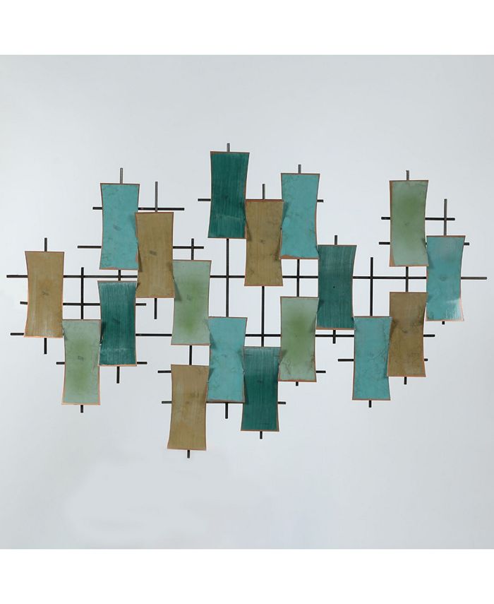 Luxen Home Metal Abstract Geometric Wall Decor & Reviews All Wall