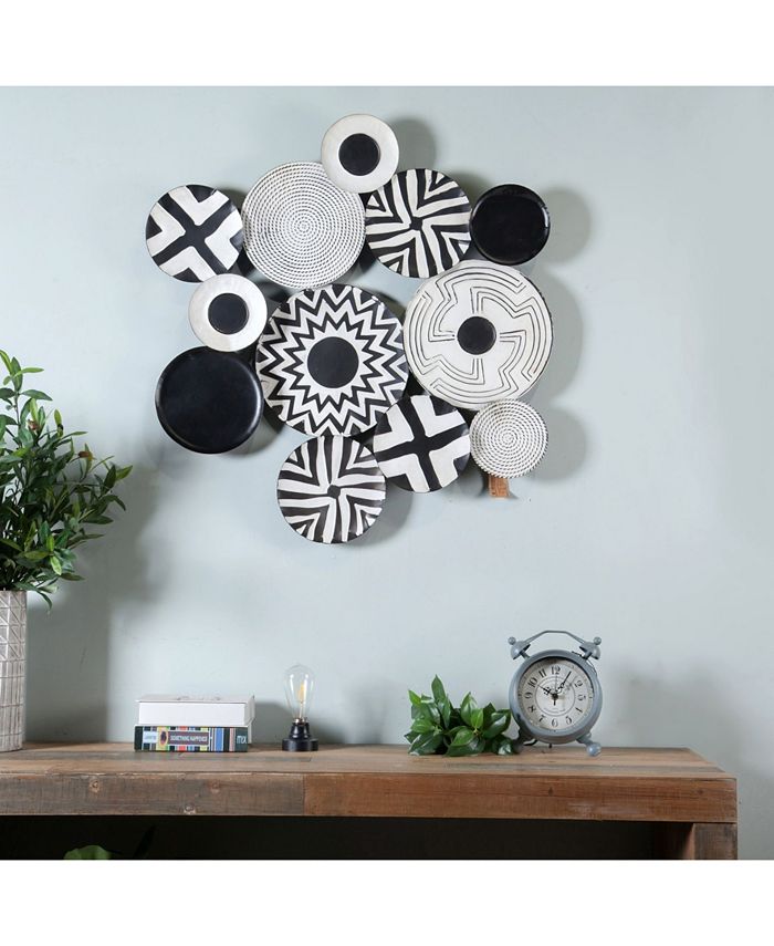 Luxen Home Abstract Metal Wall Art Macy's