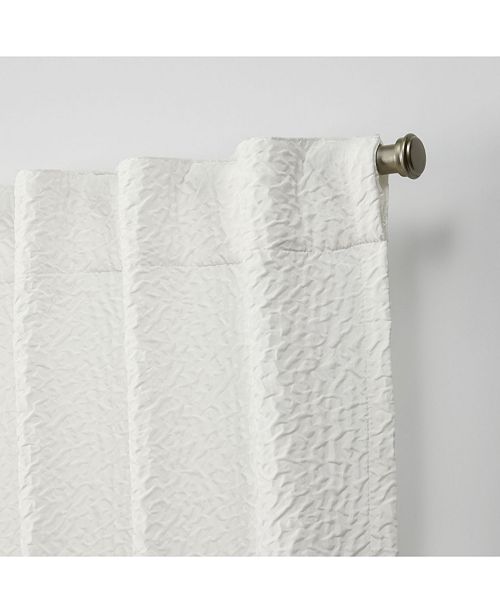 Nicole Miller Textured Matelasse Hidden Tab Top Curtain Panel Pair