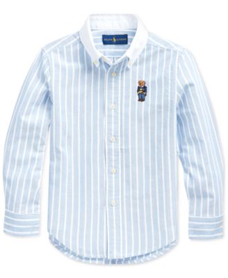 polo bear cotton oxford shirt