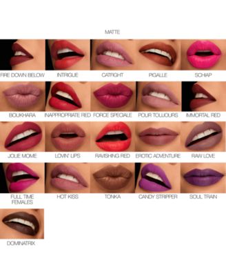 purple pink lipstick