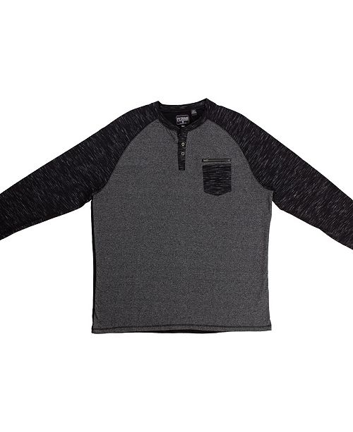 Px Clothing Big And Tall Long Sleeve Henley Tee Reviews T