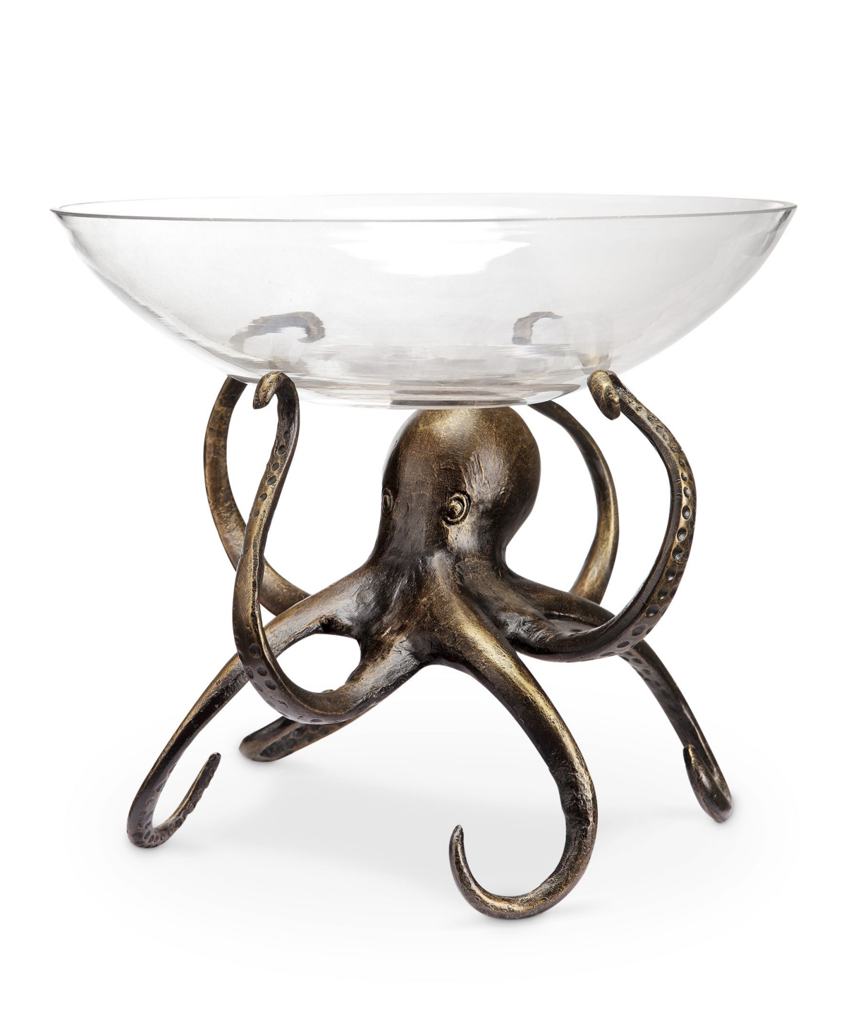 Home Octopus Bowl - Bronze