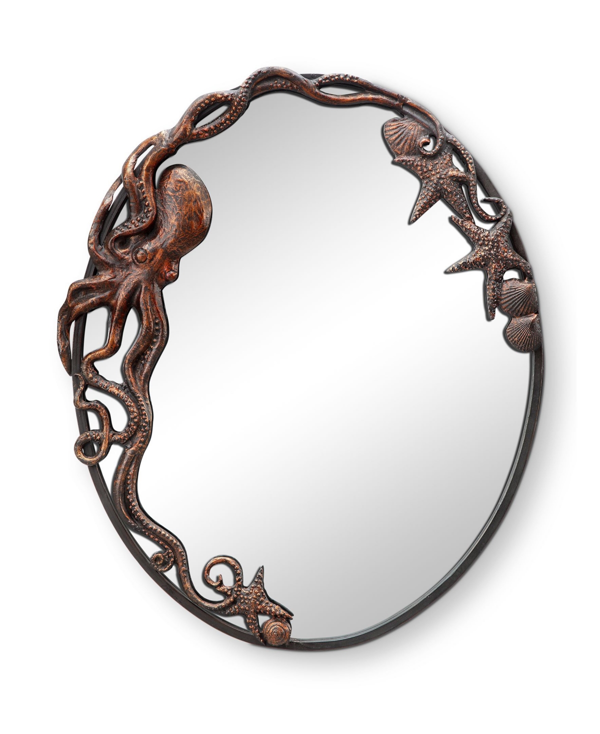 Home Octopus Wall Mirror - Bronze