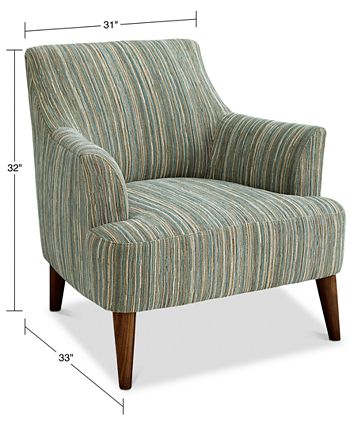Macy's accent chair with sale ottoman